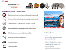 Tablet Screenshot of machineinfo.nl